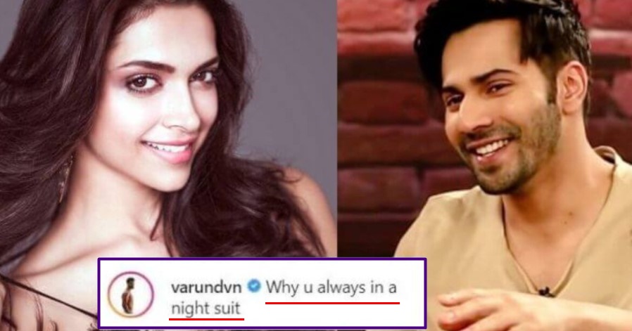 Deepika gives EPIC reply to Varun Dhawan on Instagram, check out the reply