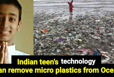 Indian teen Ayushmaan Mishra's invention Helps clean plastics off oceans