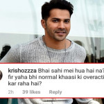 Troll asks Varun Dhawan if he's faking COVID-19, the actor replied like a Boss!