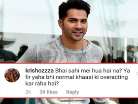 Troll asks Varun Dhawan if he's faking COVID-19, the actor replied like a Boss!