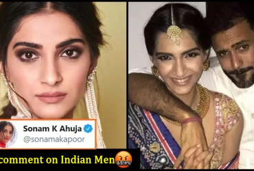 Sonam Kapoor makes a nasty comment on Indian Men, says "Men don't understand fashion unless they are......."