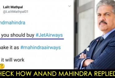 This is what Anand Mahindra said when someone asked him to buy Jet Airways, read details