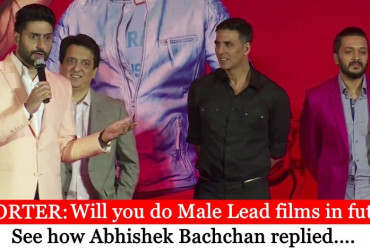 “Will You Do Male Lead Films In Future?” - Reporter asks Abhishek Bachchan, the actor gives an epic reply!