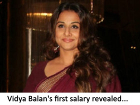 Bollywood actress Vidya Balan discloses the amount of her first salary, read details