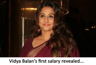 Bollywood actress Vidya Balan discloses the amount of her first salary, read details