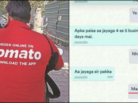 Funny convo between Customer and Zomato goes viral on the internet, here's the full chat...