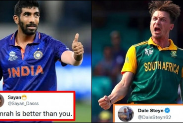 Fan messed with Steyn and said "Bumrah better than You", check how Steyn replied!