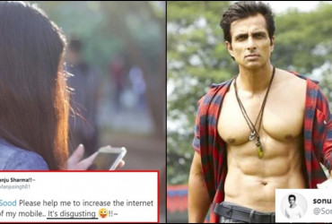 "Please help me to increase the internet speed of my mobile" - Girl asks Sonu Sood, this is how he replied...