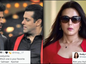 Preity Zinta gives an epic reply when asked to choose between Salman Khan and Shah Rukh Khan
