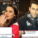 Fan asks Preity Zinta to pick SRK or Salman, the actress gives an honest reply!