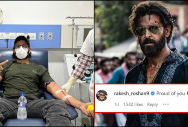 Bollywood star Hrithik Roshan donates his rare type Blood and wins hearts!