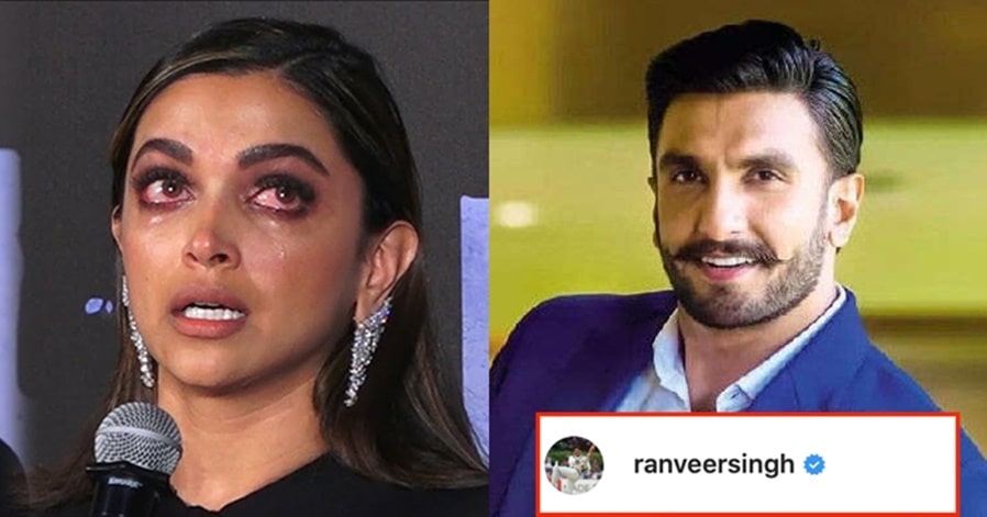 Throwback: Ranveer Singh was in tears when he watched Deepika talking about depression on TV