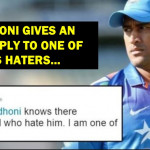 MS Dhoni shuts down a Twitter user in his trademark style, catch details