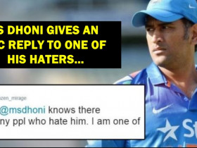MS Dhoni shuts down a Twitter user in his trademark style, catch details