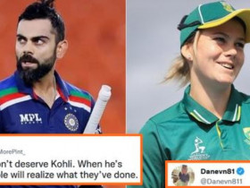 South Africa women's captain has a message for Virat Kohli haters, catch details