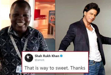 Shah Rukh Khan replies to his fan (foreigner) and won our hearts, catch details