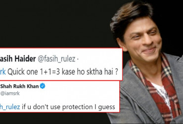 "1+1=3 kase ho sktha hai?" Fan asks Shah Rukh Khan, the actor gave an epic reply!