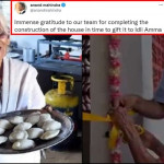 Anand Mahindra shows big heart, gifts promised House to Idli Amma