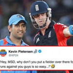 When Kevin Pietersen took a dig at MS Dhoni; CSK gave a savage reply!