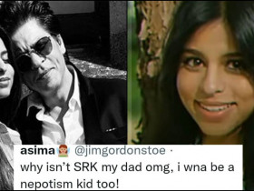 Fans angry over King Khan's tweet for "promoting nepotism" in his new tweet?