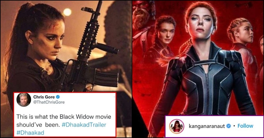 American writer Chris Gore calls Kangana's film better than Black Widow, actress reacts