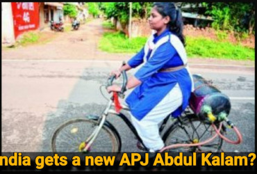 14yr old Indian brain invents air bike that runs without fuel or pedalling
