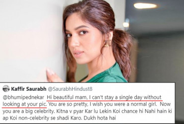 Heart-touching reply: Fan asks Bhumi Pednekar to marry him, Here's how she replied...