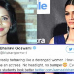 Bhairavi Goswami said Kirti Sanon has ‘No Headlight And Bumper’, This is how the actress replied....