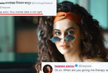 Troll calls Taapsee Pannu a "cheap actor", the actress gives a befitting reply, read details