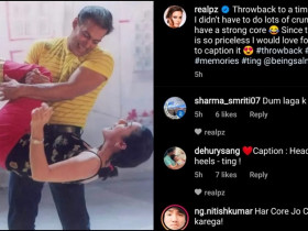 Salman Khan lifts Preity Zinta upside-down in throwback picture, fans post hilarious comments