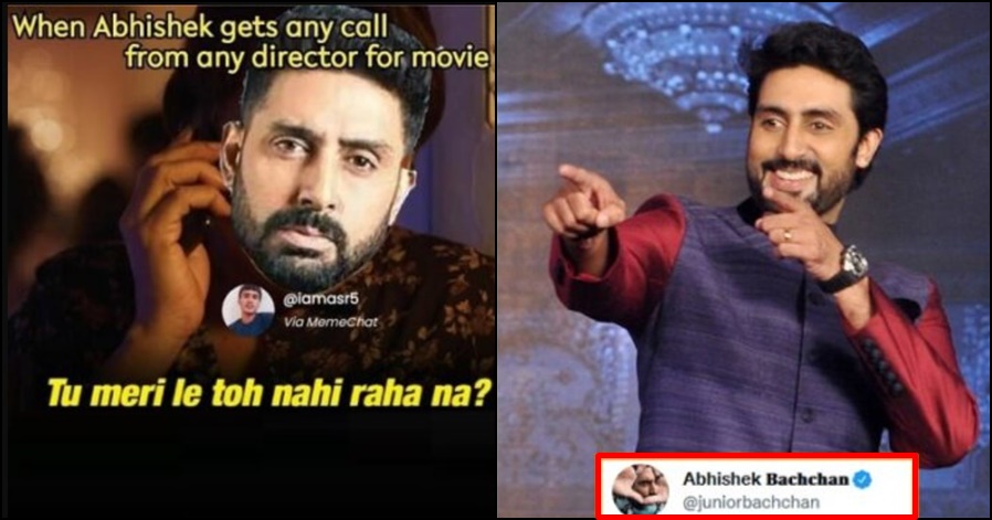 Abhishek Bachchan reacts to a MEME that trolls his film career, read details