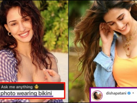 Disha Patani gives Slipper Shot reply to a fan who asked Bold pic, read details