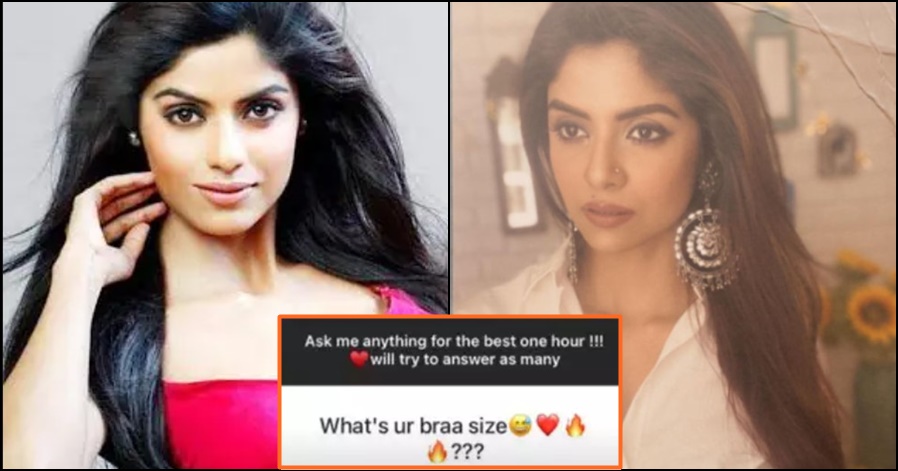TV serial actress gives befitting reply to user who asked her bra cup size