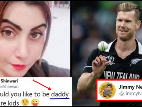 Cute actress wants this cricketer to be the daddy of her kids, this is how Neesham replied...