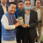 Salil Gewali’s new book released by Sikkim Chief Minister