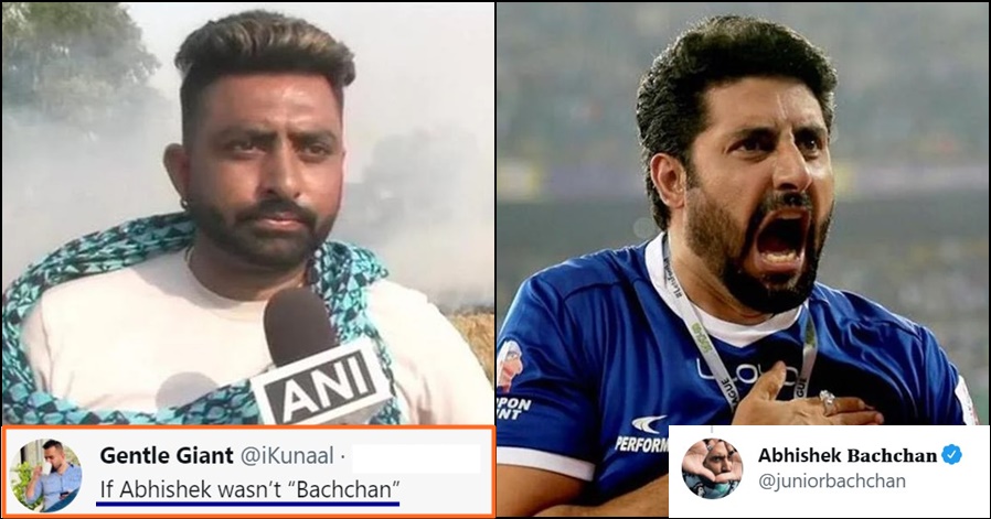 Troll mocked Abhishek Bachchan by posting farmer's pic, this is how the actor responded!
