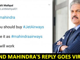 Fan tags Anand Mahindra and says, "I think you should buy Jet Airways and make it Mahindra Airways"