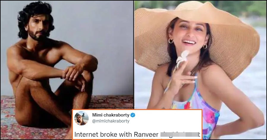 Bengali actress Mimi Chakraborty reacts to Ranveer Singh's naked photoshoot, catch details