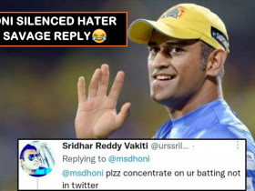 Hater advised MS Dhoni to concentrate on his batting, not on Twitter, here's how MS Dhoni replied...