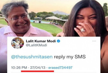 Lali Modi's old tweet to Sushmita Sen goes viral on social media, read details