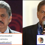 Guy asked Anand Mahindra about his Qualification, this is how the billionaire replied...