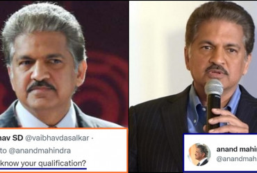 Guy asked Anand Mahindra about his Qualification, this is how the billionaire replied...