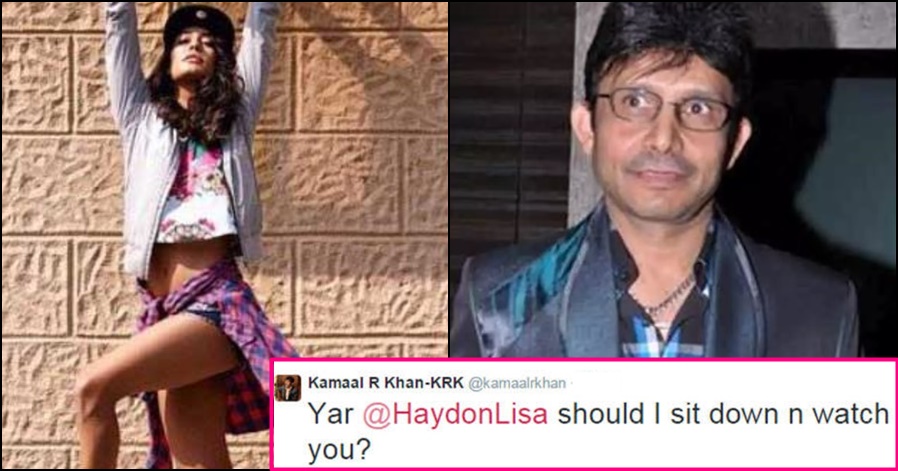 Lisa Hayden gives a bang-on reply to KRK on Twitter, netizens say it is the best reply