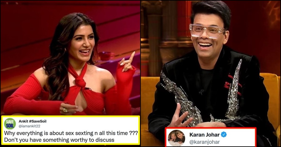 User said, 'Koffee With Karan' Is All About 'S*xting', this is how Karan Johar replied