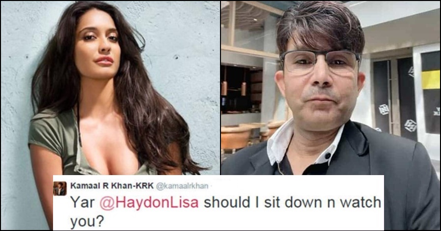 KRK posts a vulgar tweet to this cute Bollywood actress, she gave an epic reply!