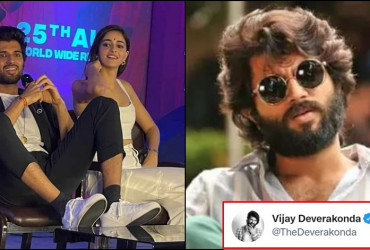 Vijay Deverakonda reacts after receiving backlash for putting his feet in front of journalist, catch details