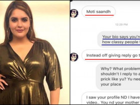Anjali called ‘moti saand' by an Internet user, the actress strikes back