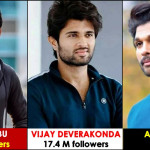 List of Tollywood Stars with the most Instagram followers, catch details