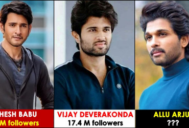 List of Tollywood Stars with the most Instagram followers, catch details