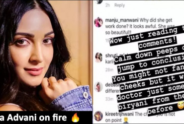 When Kiara Advani was trolled for getting plastic surgery, here's how she replied!